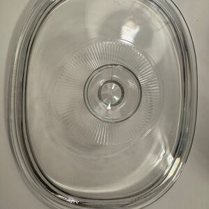 Vintage PYREX Glass Casserole Replacement Lid 22 F12C A 8x10 Excellent Condition